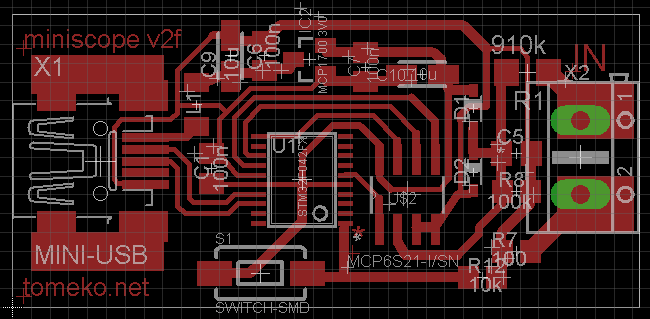 miniscope v2f PCB (Eagle)