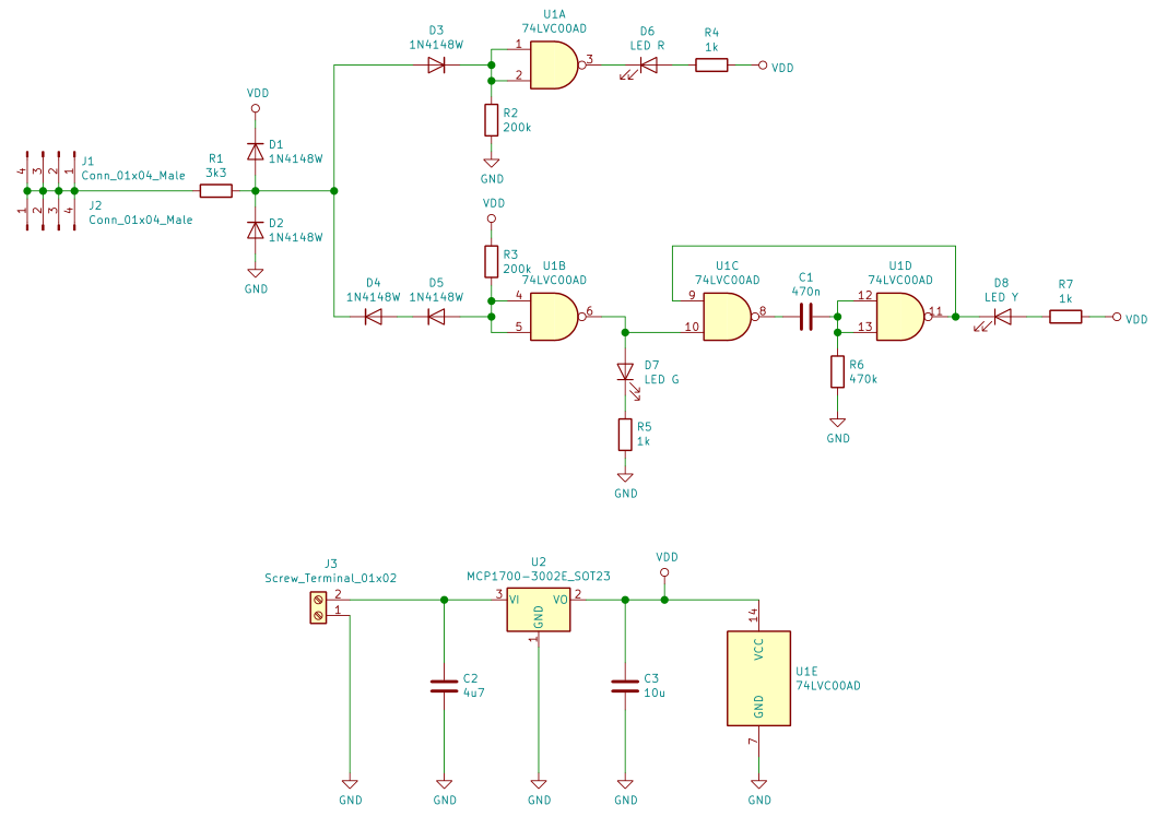 Logic probe schematic