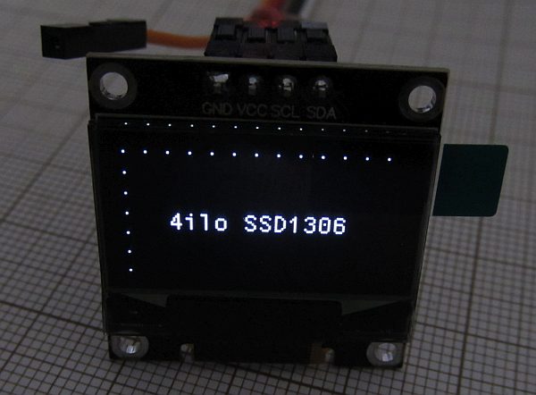 SSD1306 0.96 inch OLED display