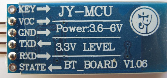 JY-MCU BT_BOARD Bluetooth module back