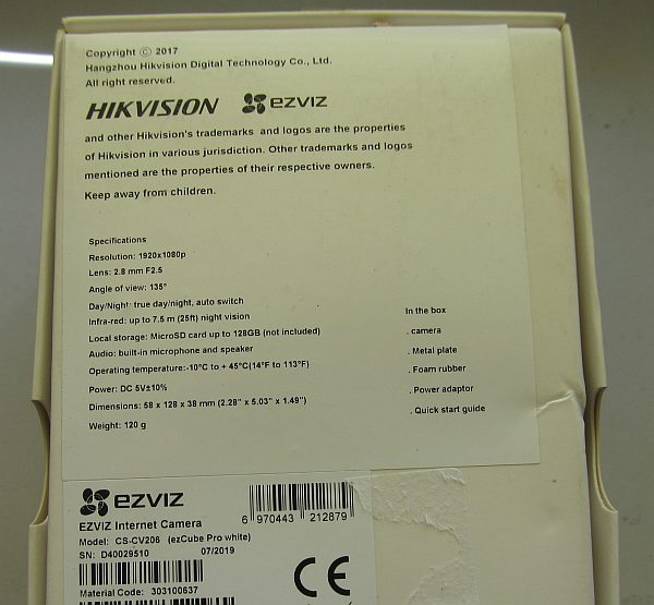 Ezviz CS-CV206 camera