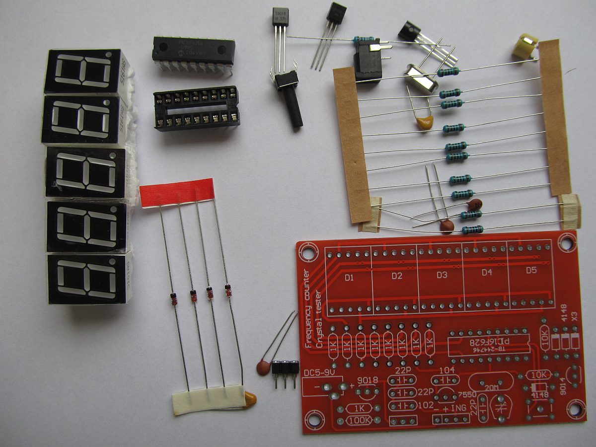 Crystal tester / frequency meter kit