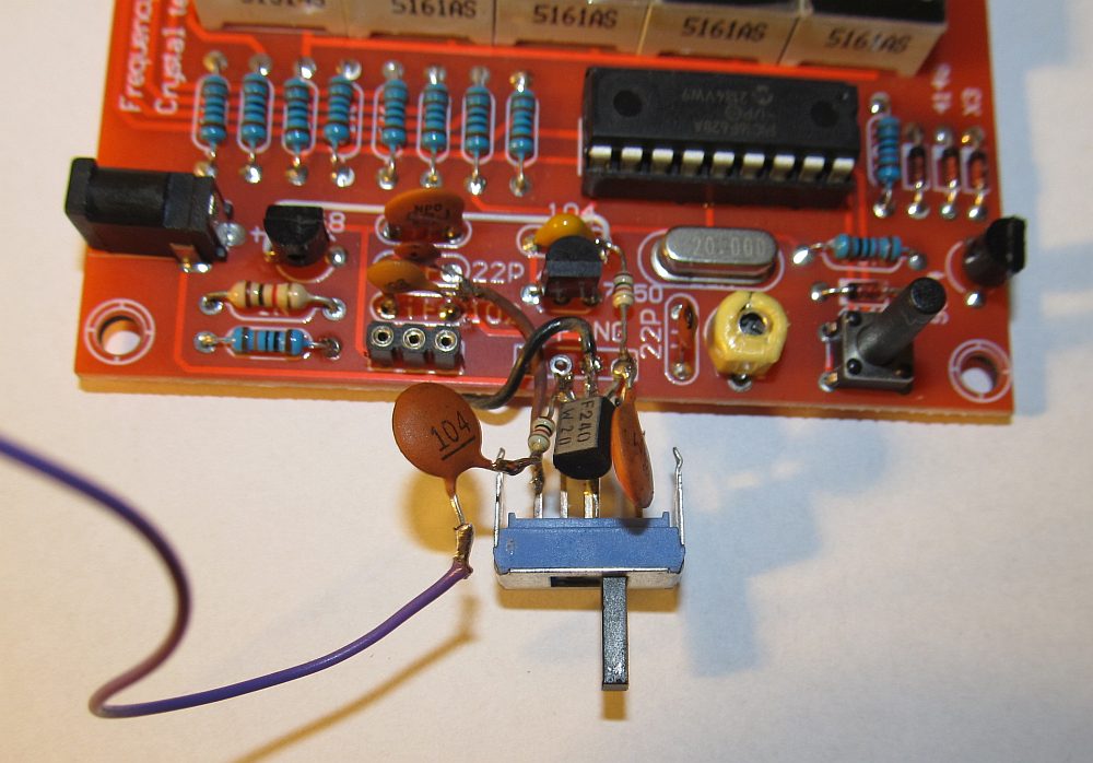 Crystal tester / frequency meter kit