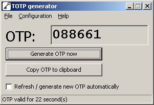 TOTP generator for github 2FA