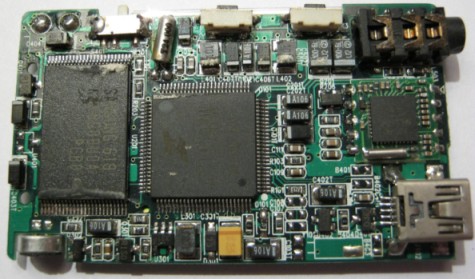 MPF1870 mp3 player PCB