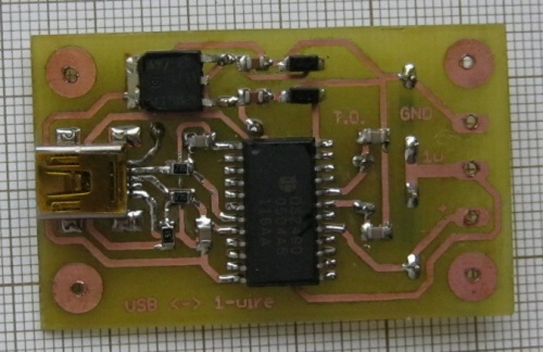 Ds2490 схема 1 wire адаптер своими руками