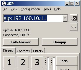 tSIP call