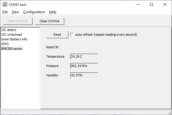 CH341A BME280