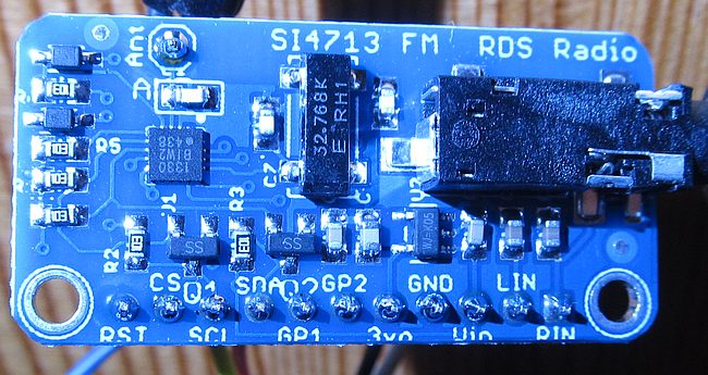 Si4713 FM transmitter