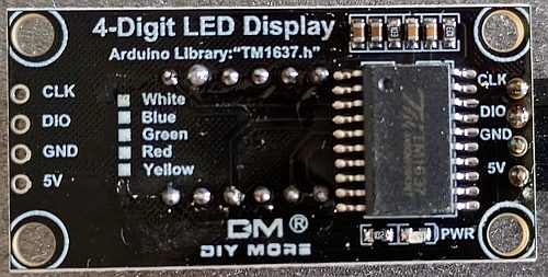 TM1637 display