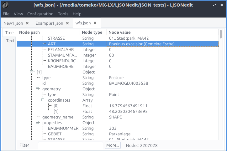 LJSONedit 0.1